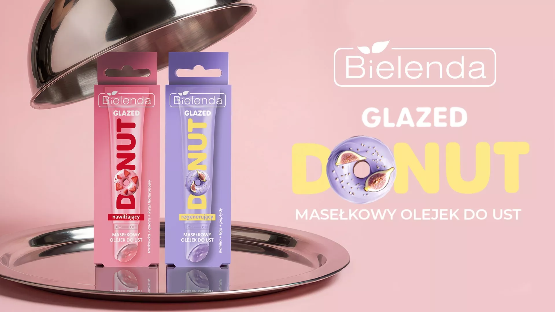 Bielenda Glazed Donut - masełkowy olejek do ust