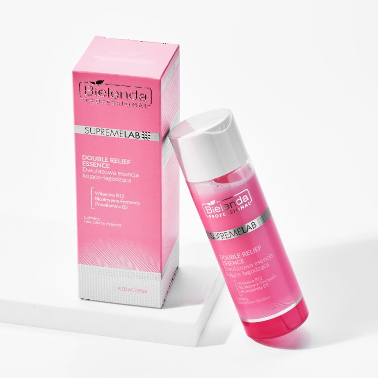 dwufazowa esencja kojąco-łagodząca