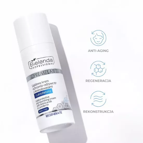 Lipidowy krem ochronno-odżywczy z Aminokwasami i Laktoferyną