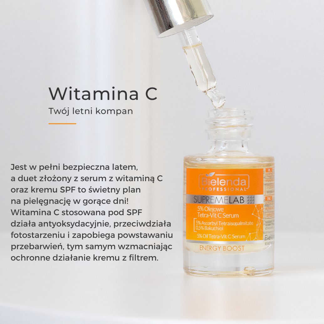 Масляная сыворотка для лица Supremelab Tetra-Vit C 5%, осветляющая, против пигментации — фото 6