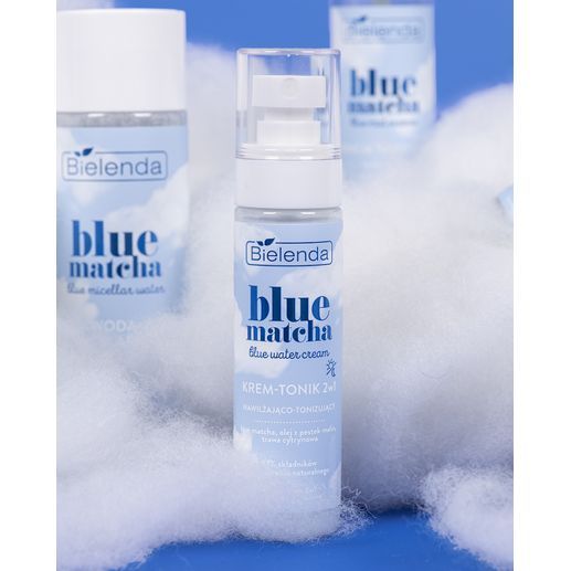Крем-тоник для лица Bielenda Blue Matcha Blue Water Cream 2 в 1 увлажняющий, тонизирующий, 75 мл — фото 5