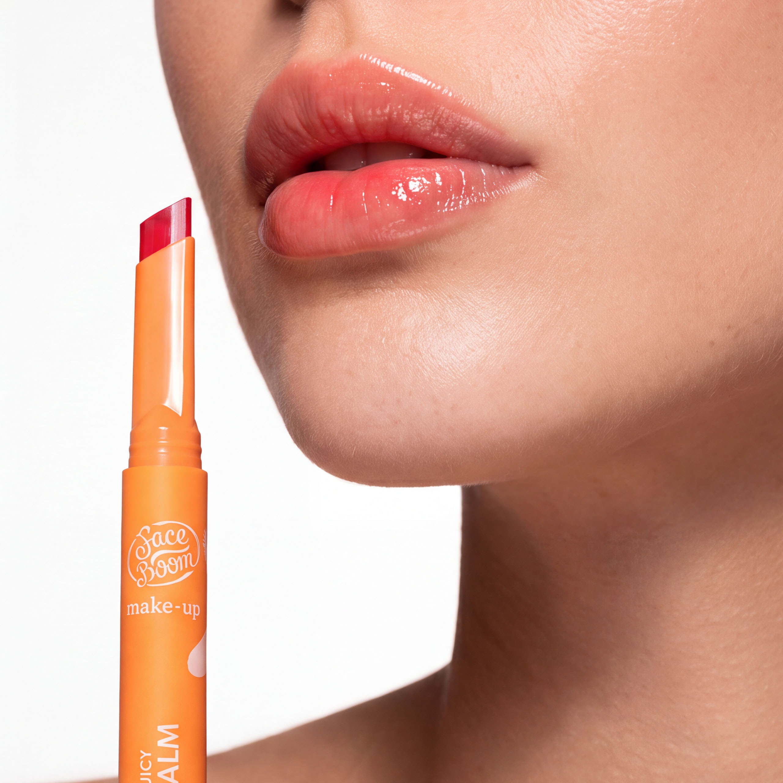 Бальзам для губ FaceBoom Heart Juicy Lip Balm с сиянием, оттенок 01 Watermelon — фото 2