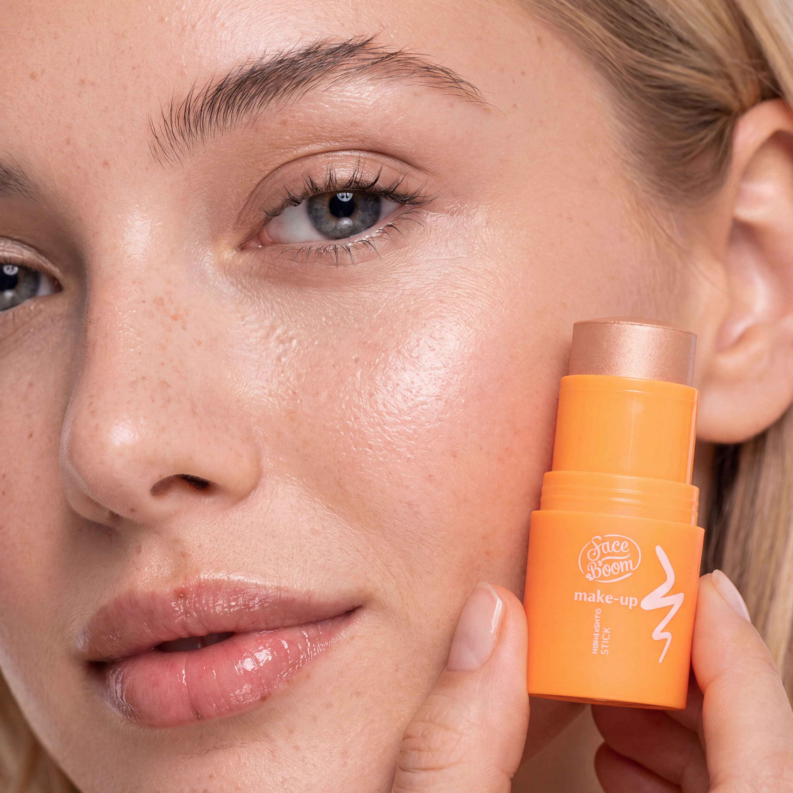 Хайлайтер FaceBoom Highlighter Stick в стике, оттенок 01 Gold — фото 2