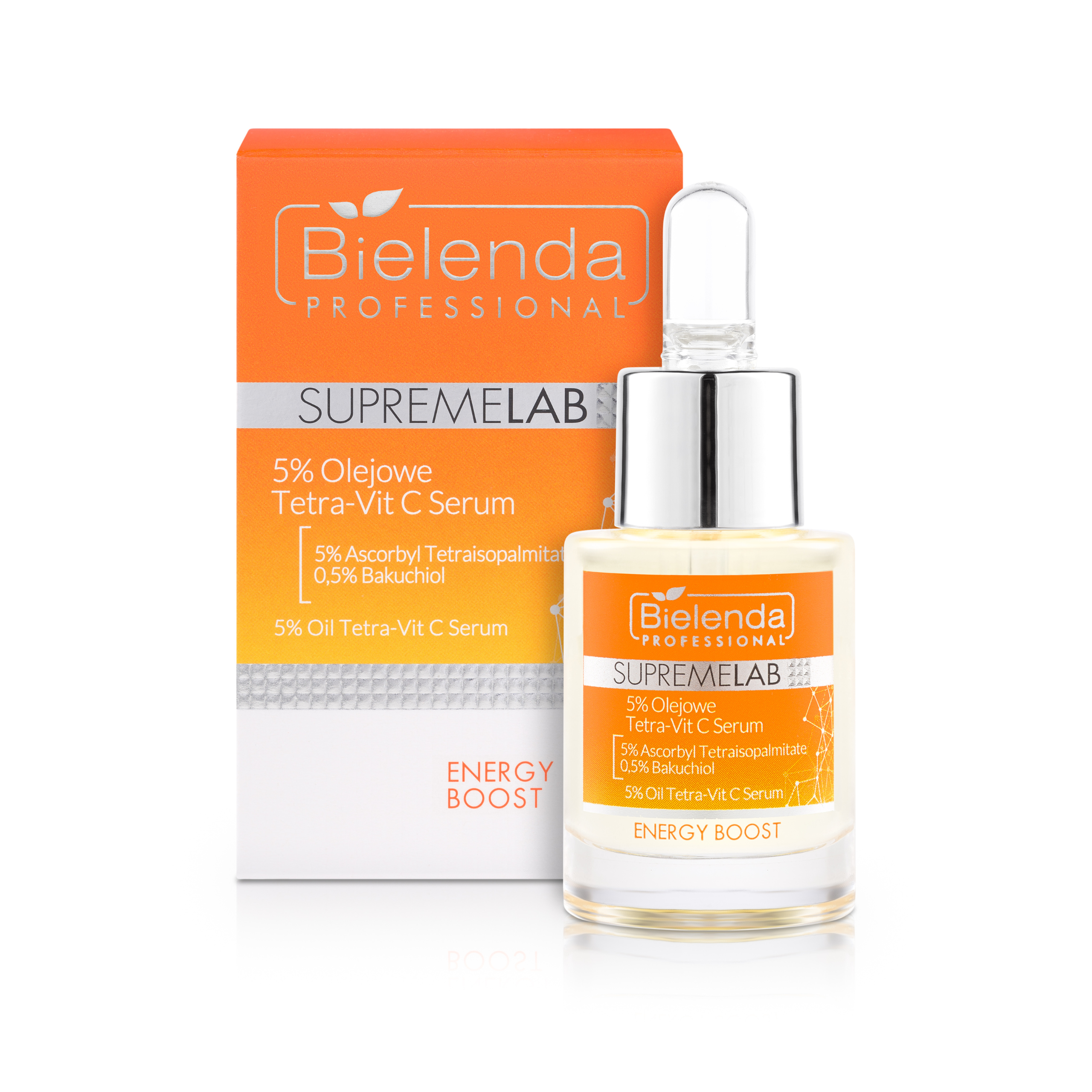 Масляная сыворотка для лица Supremelab Tetra-Vit C 5%, осветляющая, против пигментации — фото 2