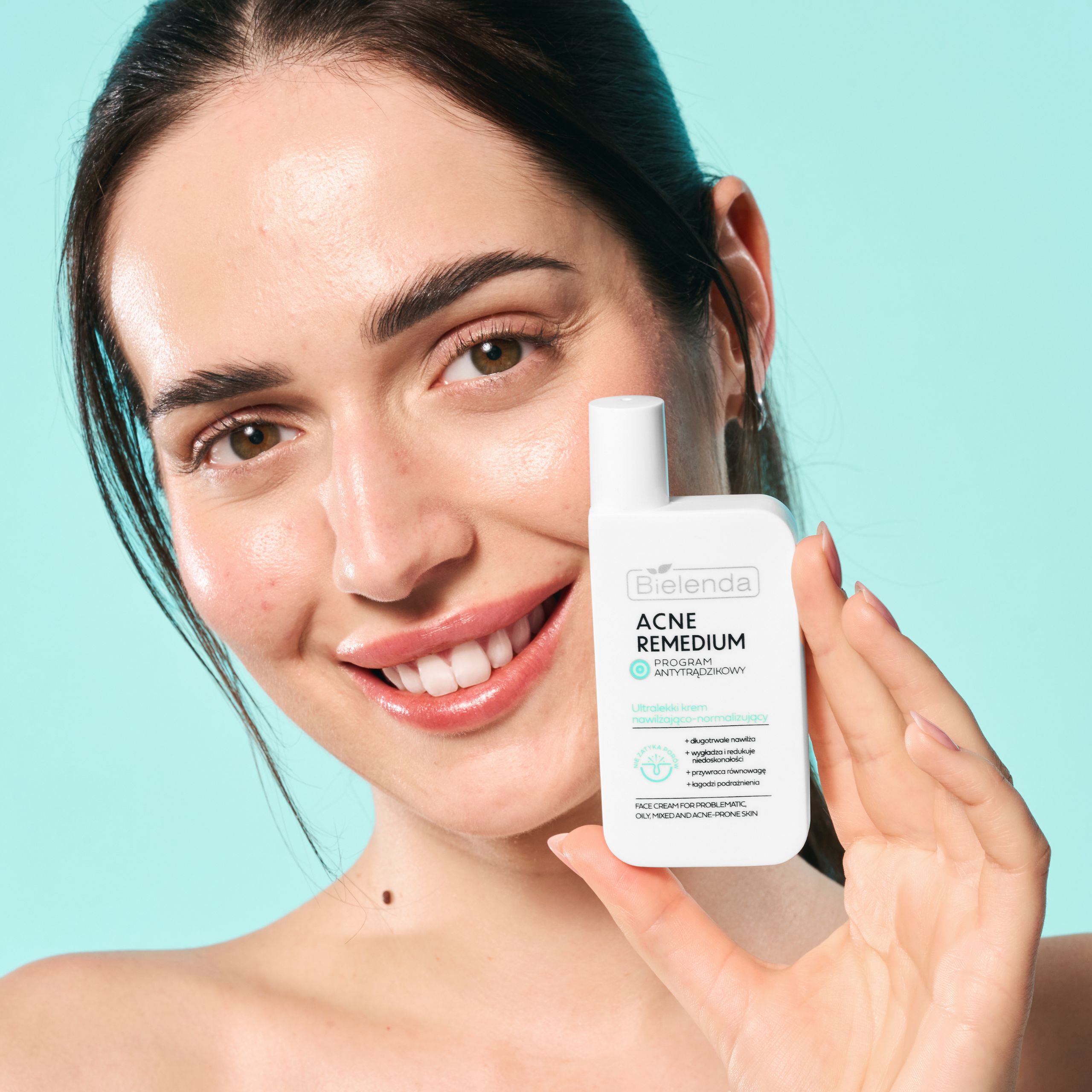 Крем для лица Bielenda Acne Remedium ультралегкий, нормализующий, для жирной и проблемной кожи, 50 мл — фото 2