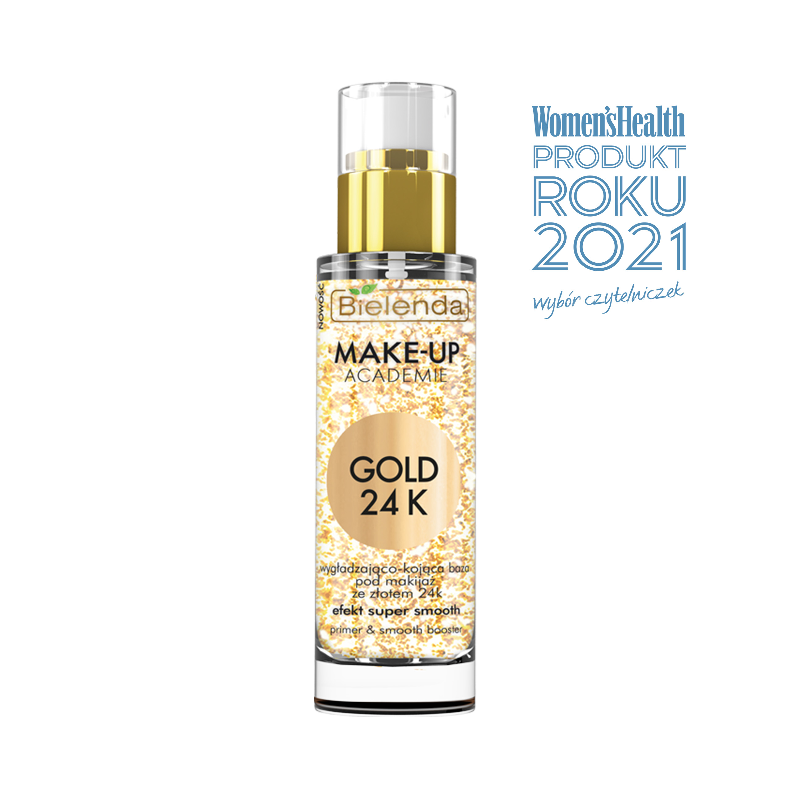 База под макияж Bielenda с золотом 24k, разглаживающая