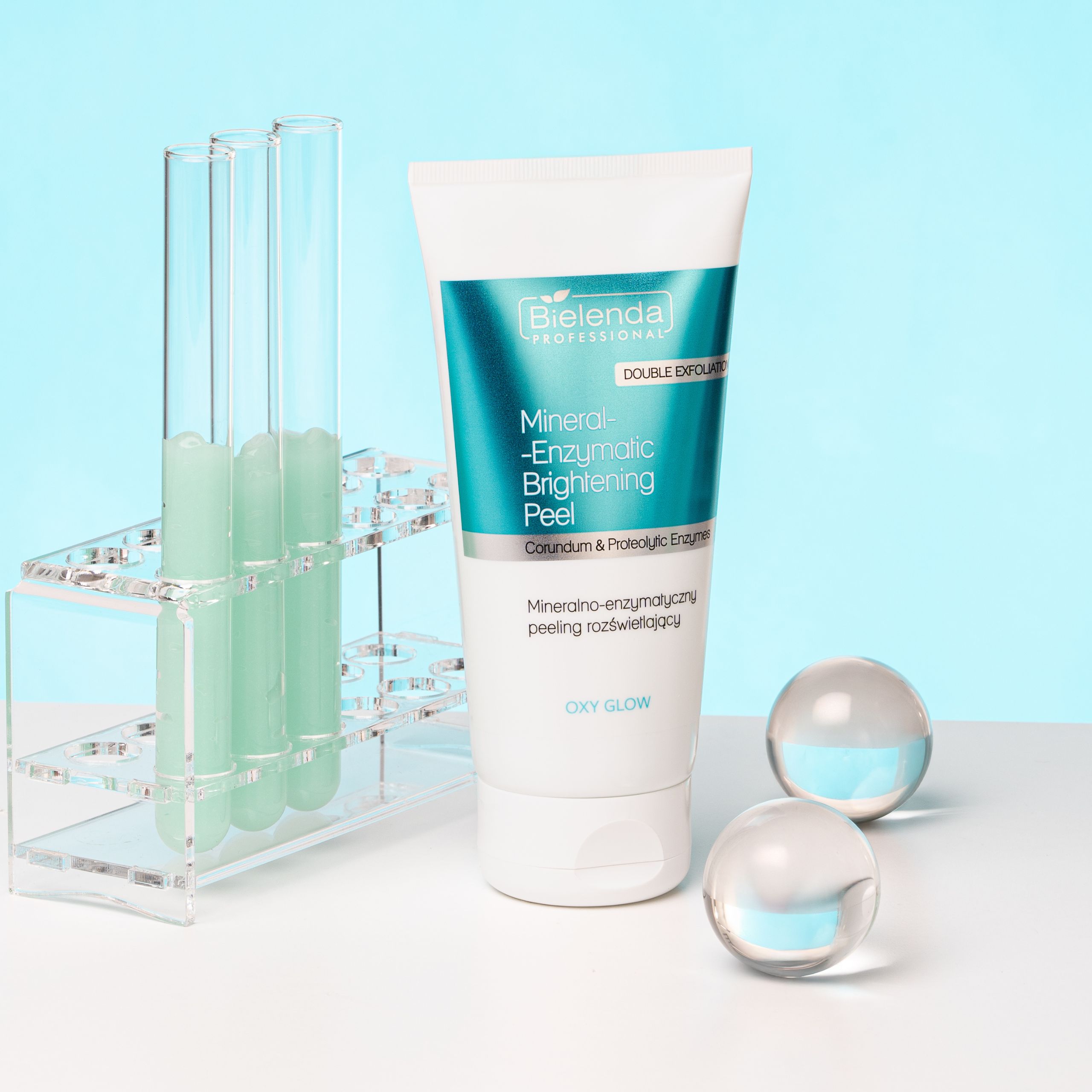 Энзимный пилинг для лица Bielenda Professional Oxy Glow минеральный, осветляющий — фото 2