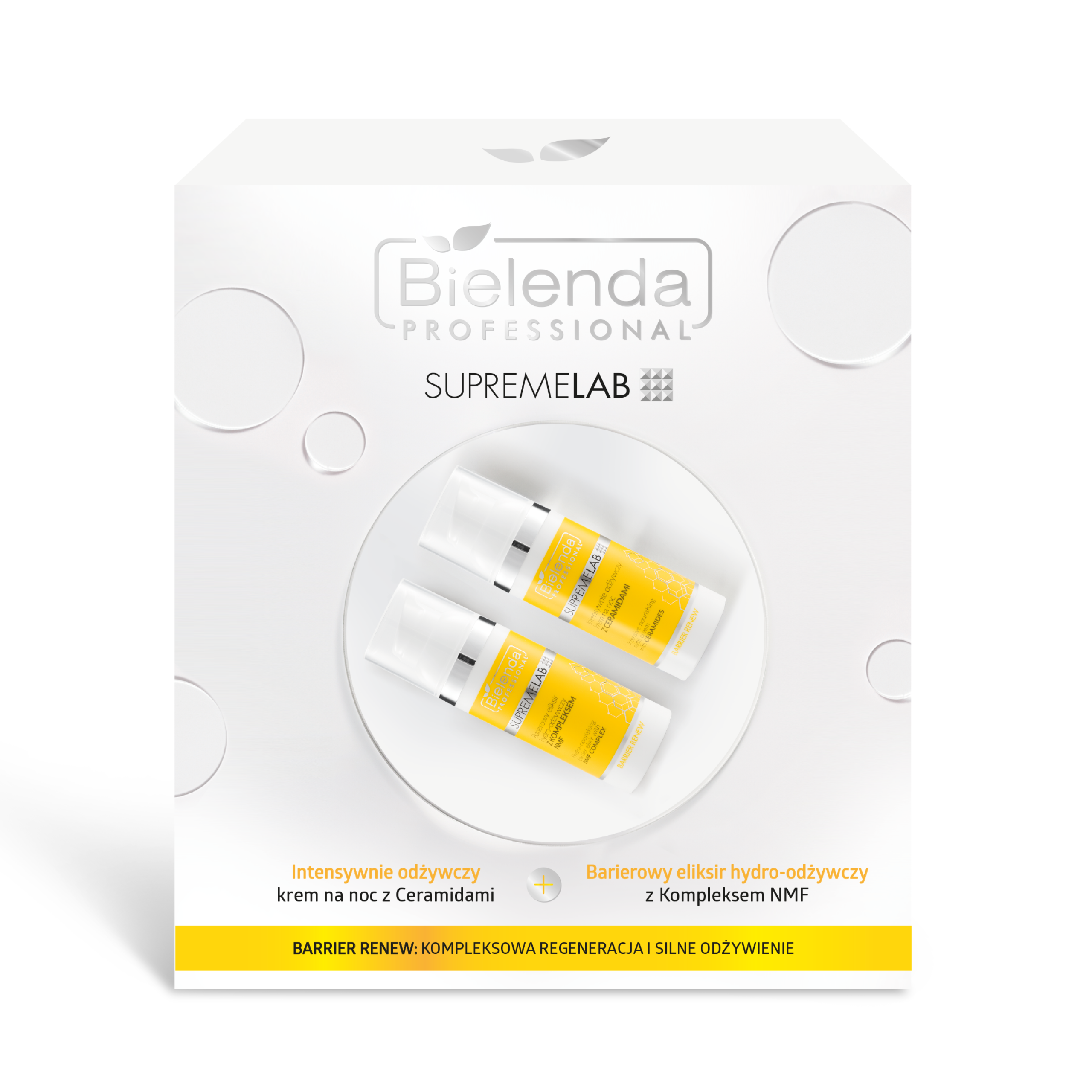 Zestaw kosmetyków regenerujących z ceramidami, 2 sztuki, Bielenda