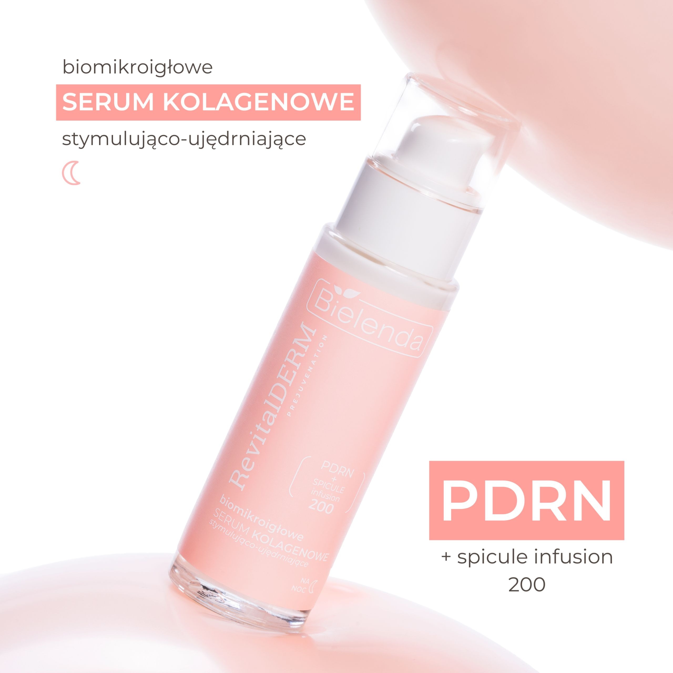 Ночная сыворотка для лица Bielenda Revital Derm Prejuvenation биомикроигольная, с коллагеном и PDRN — фото 4
