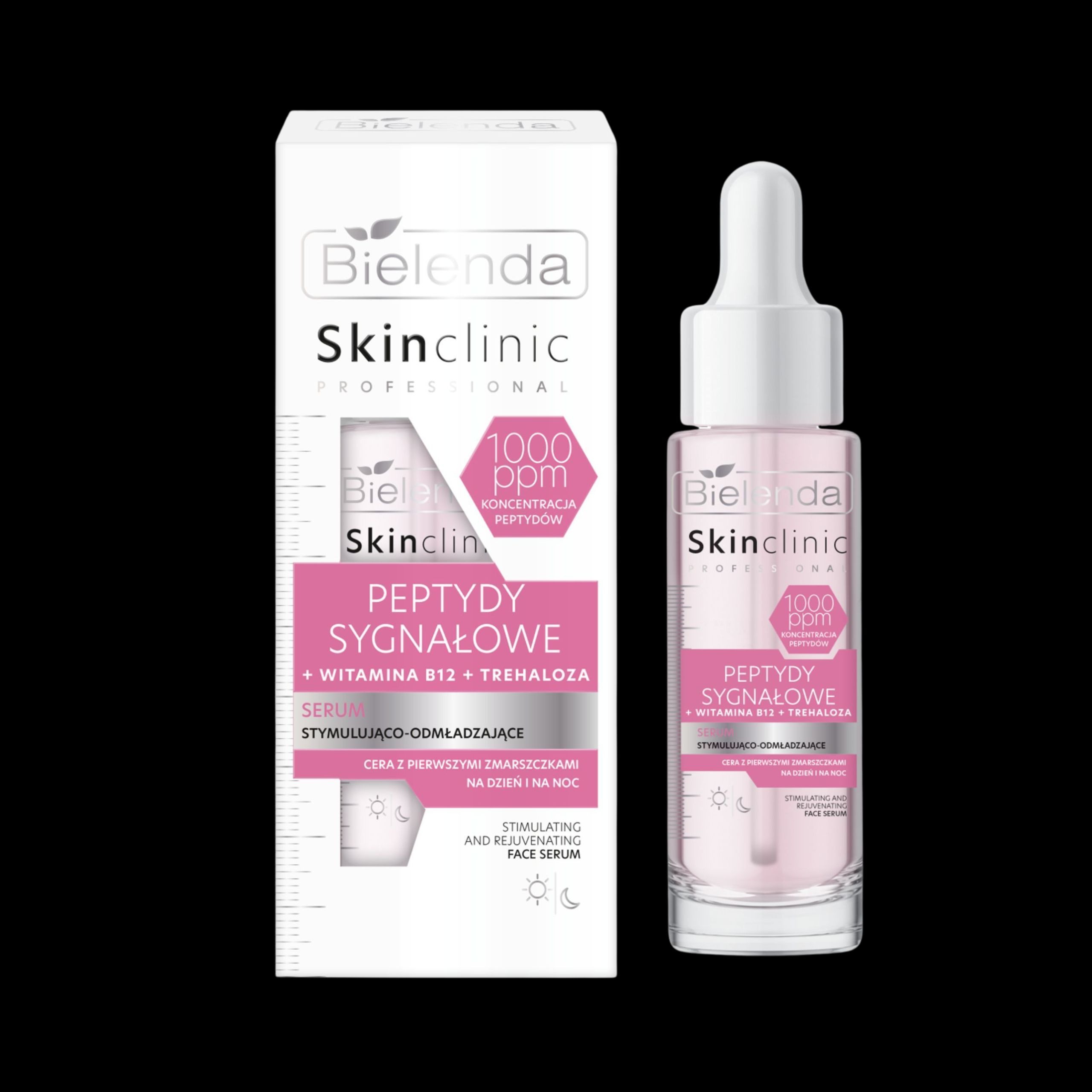 Сыворотка для лица Bielenda Skin Clinic Professional стимулирующая, с сигнальными пептидами и витамином B12