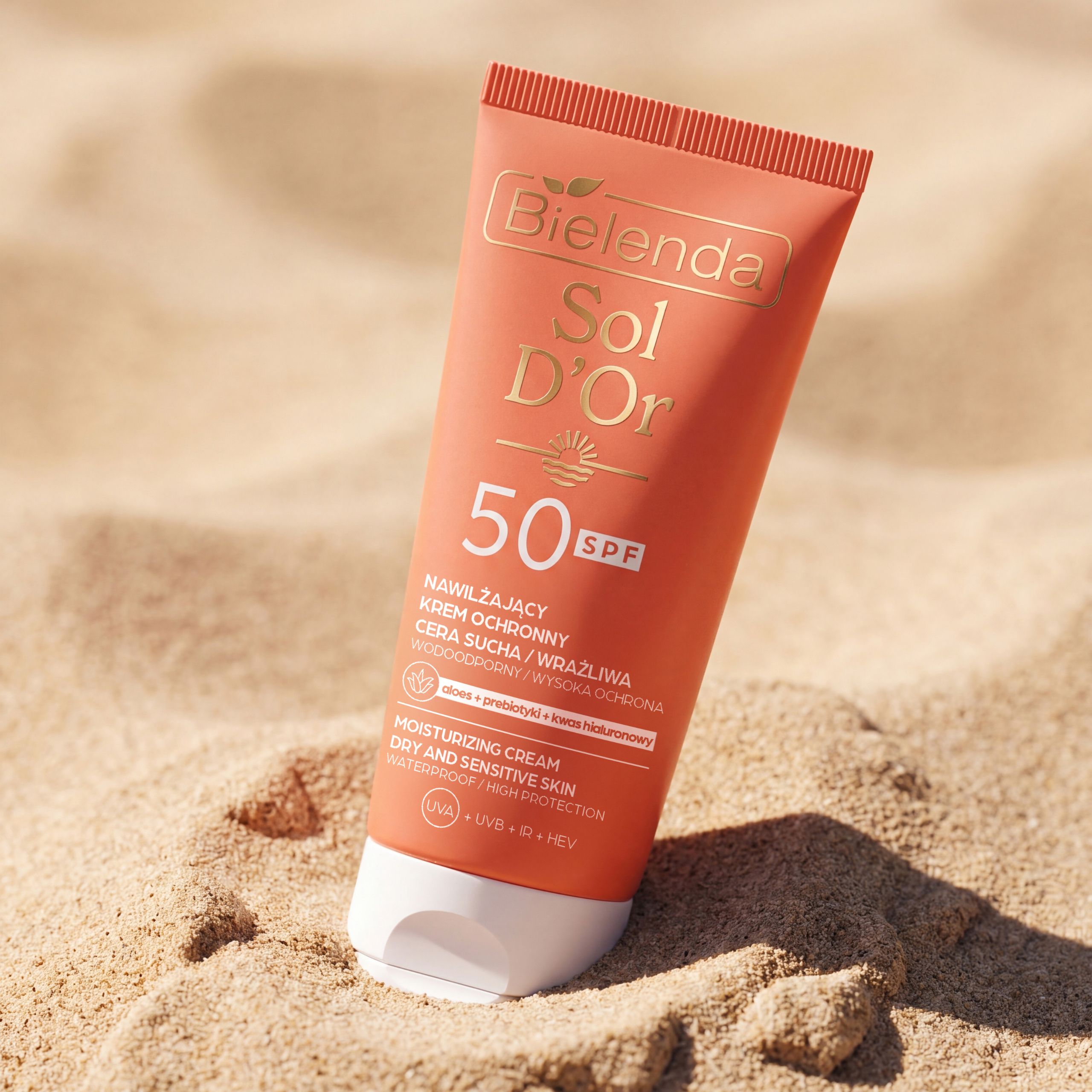 Солнцезащитный крем для лица Bielenda Sol D'Or SPF 50, для сухой и чувствительной кожи, 50 мл — фото 5