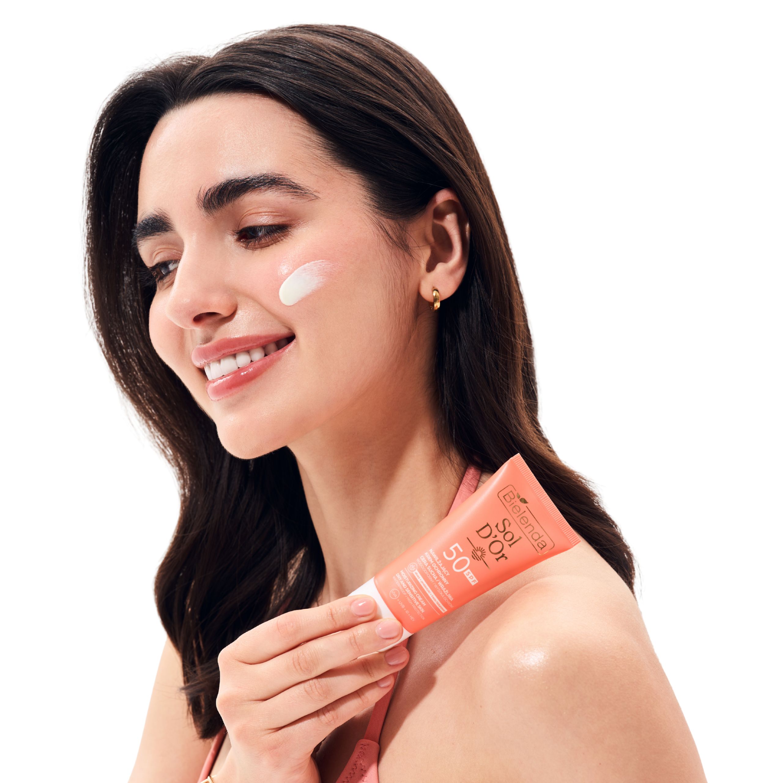 Солнцезащитный крем для лица Bielenda Sol D'Or SPF 50, для сухой и чувствительной кожи, 50 мл — фото 2