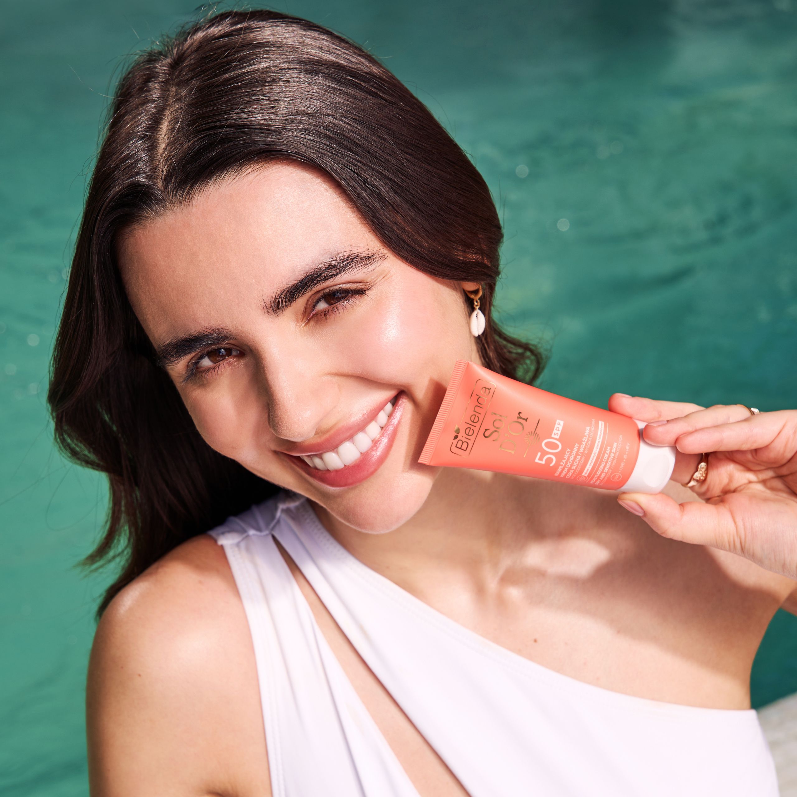 Солнцезащитный крем для лица Bielenda Sol D'Or SPF 50, для сухой и чувствительной кожи, 50 мл — фото 3