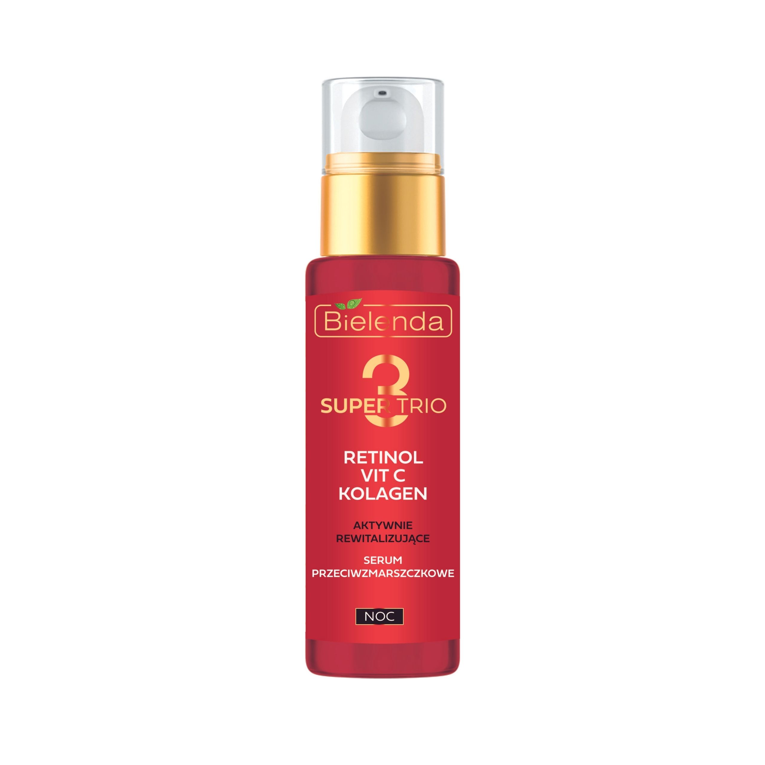 Ночная сыворотка для лица Bielenda Retinol + Vit C + Collagen против морщин, для зрелой и чувствительной кожи — фото 3