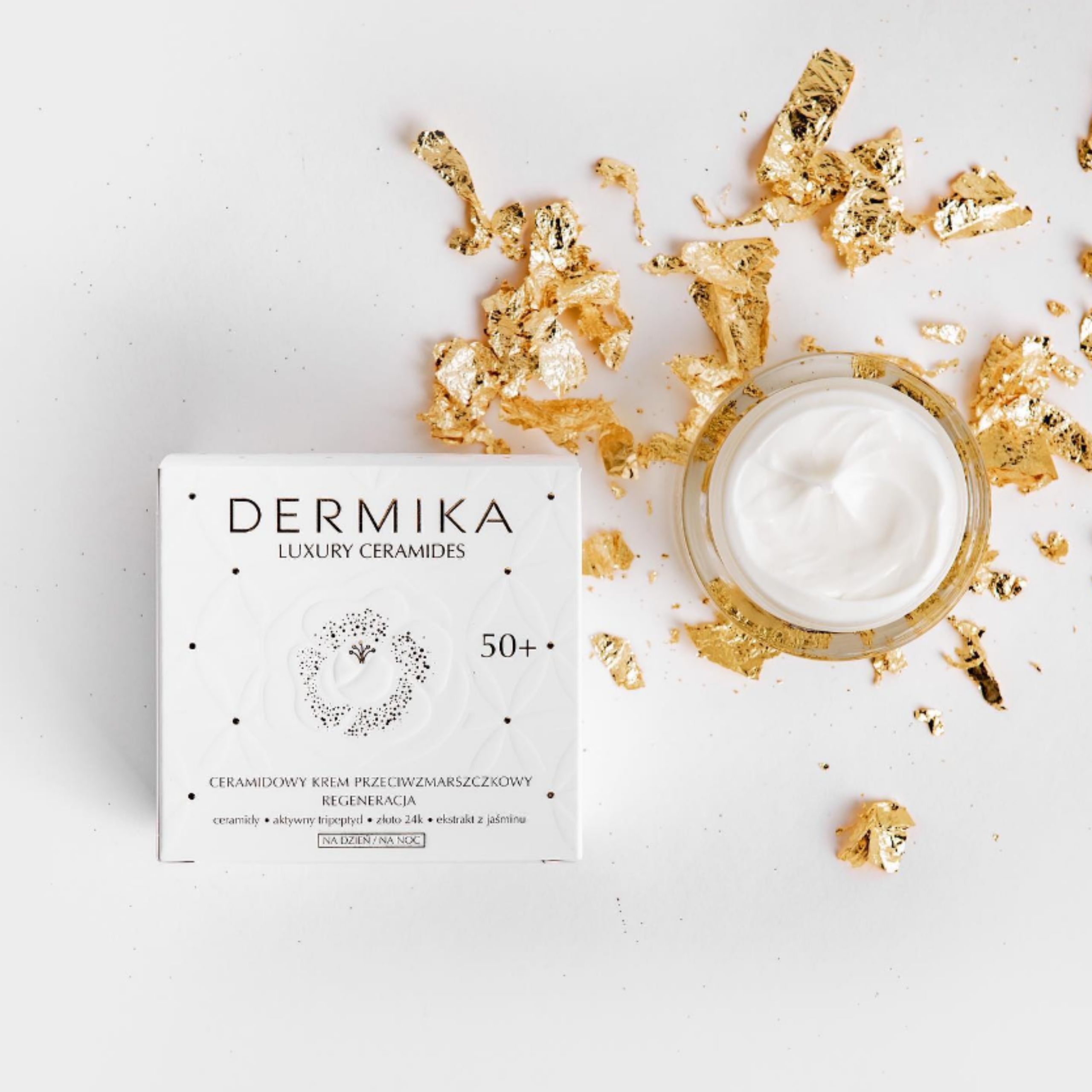 Крем для лица Dermika Luxury Ceramides 50+ против морщин, с церамидами, для зрелой кожи, 50 мл — фото 3