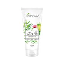 Woda kokosowa + Zielona Herbata + Trawa Cytrynowa - peeling do twarzy detoksykujący