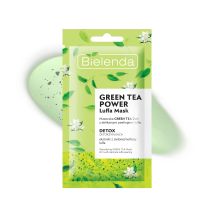 Luffa Mask Maseczka Green Tea 2w1 z peelingiem luffa detoksykująca