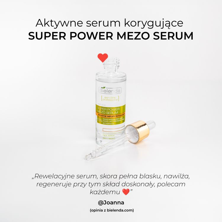 SUPER POWER MEZO SERUM Aktywne serum korygujące , 30 ml, Bielenda