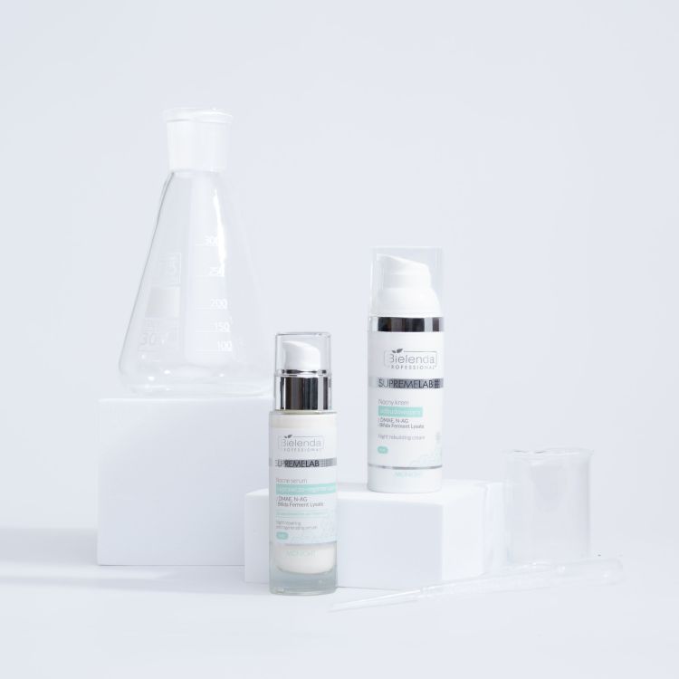 Nocne serum naprawczo – regenerujące z DMAE, N-AG, Bifida Ferment