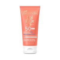 Ochronny LEKKI krem do opalania twarzy SPF 50 - cera mieszana / tłusta 