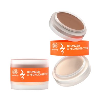 Duo bronzer & highlighter, 02 Warm