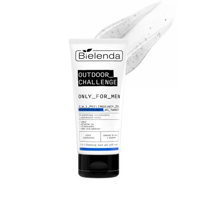 Peelingujący żel oczyszczający do twarzy 2 w 1