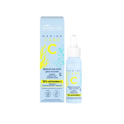 Serum glow - booster głęboko nawilżająco - rozświetlające na noc   