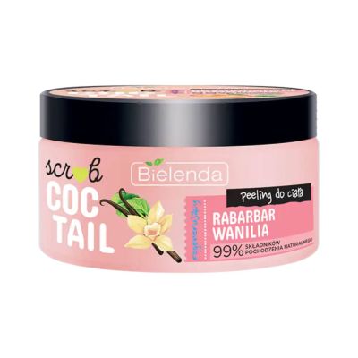 Nawilżający peeling do ciała RABARBAR + WANILIA
