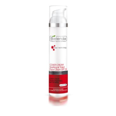 POST TREATMENT CARE - COVER CREAM Tonująco - łagodzący krem do twarzy SPF 25