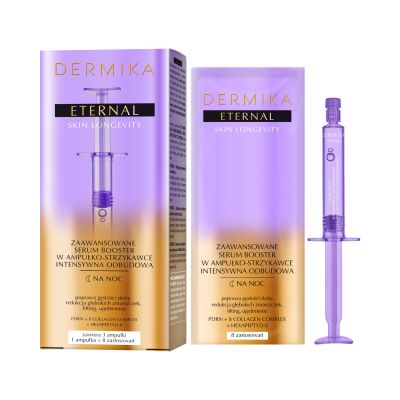 Zaawansowane serum booster ampułko-strzykawce intensywna odbudowa na noc