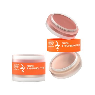 Duo blush & highlighter, 01 Peach