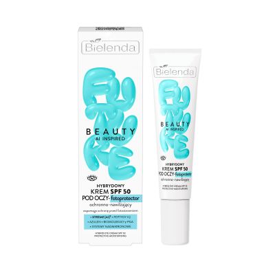Hybrydowy krem - fotoprotector pod oczy SPF 50 ochronno - nawilżający