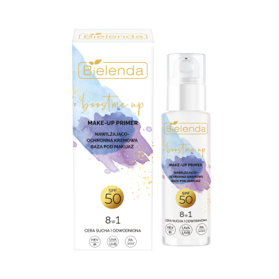 Nawilżająco - ochronna kremowa baza pod makijaż 8w1 SPF50