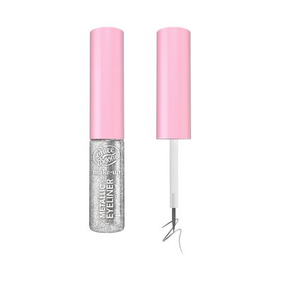 Metaliczny EYELINER w płynie 02 Chrome line Czarujący Łobuz