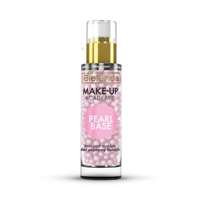PEARL BASE Korygująca różowa baza pod makijaż