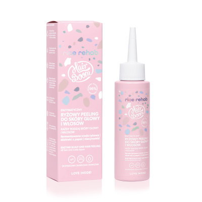 Enzymatyczny ryżowy peeling do skóry głowy i włosów Utalentowany Geniusz