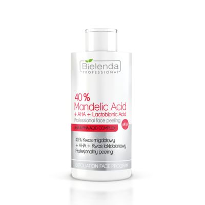 Profesjonalny peeling 40% Kwas Migdałowy  + AHA + Kwas Laktobionowy, pH 1.6 
