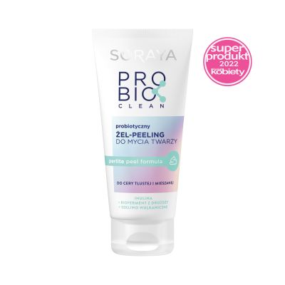 Probiotyczny żel-peeling do mycia twarzy 