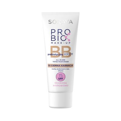 Prebiotyczny BB krem, 02 ciemna karnacja SPF 15