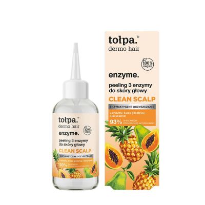 Enzymatyczny peeling do skóry głowy 3 enzymy
