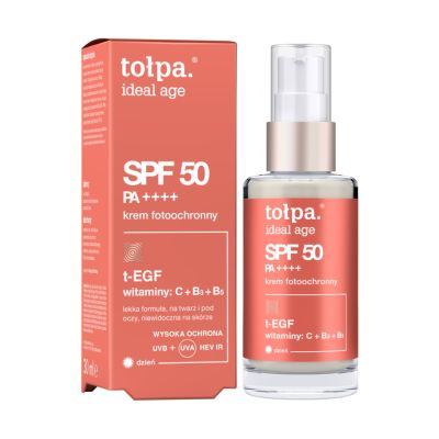 Odmładzający krem do twarzy z filtrem SPF 50