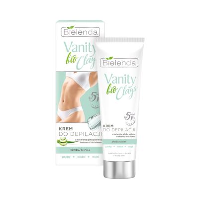 VANITY BIO CLAYS Krem do depilacj z glinką zieloną 