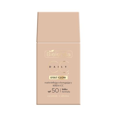 Rozświetlająco-korygujący KREM CC SPF 50 - EFEKT GLOW 