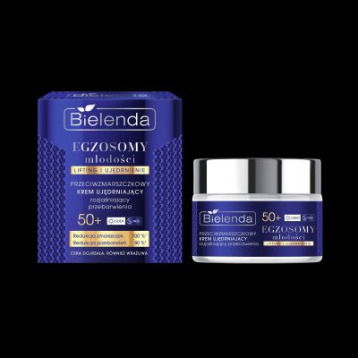 Przeciwzmarszczkowy krem ujędrniający, rozjaśniający przebarwienia 50+