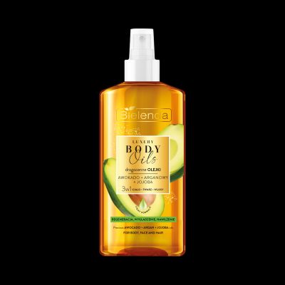 Drogocenne olejki: AWOKADO + ARGANOWY + JOJOBA, 3w1 ciało, twarz i włosy Drogocenne olejki: AWOKADO + ARGANOWY + JOJOBA, 3w1 ciało, twarz i włosy