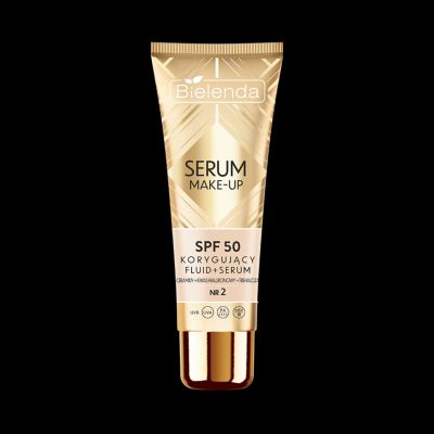 Korygujący fluid+serum SPF50 do każdego typu cery, odcień nr 2