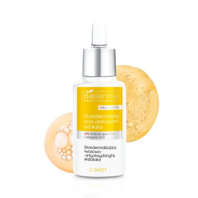 Bioredermalizujący kwasowo-antyoksydacyjny eksfoliator 20% Acids &  Liposomal Coenzyme Q10 WELL AGE PEEL