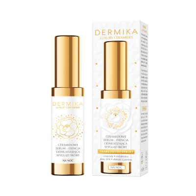 Ceramidowe serum - esencja odmładzająca wygląd skóry, na noc