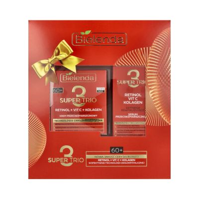 Zestaw przeciwzmarszczkowy Super Trio 60+ krem + serum  Zestaw przeciwzmarszczkowy Super Trio 60+ krem + serum