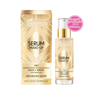 Nawilżająco-wygładzająca baza + serum pod makijaż 2w1 Nawilżająco-wygładzająca baza + serum pod makijaż 2w1